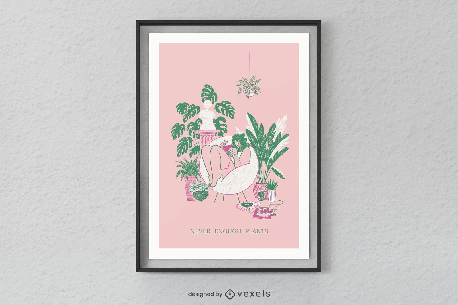 Never enough plants poster design
