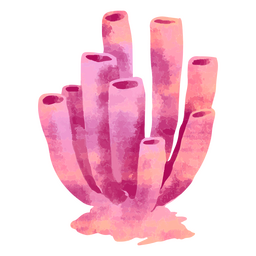Ein wunderschöner Meeresschwamm PNG-Design