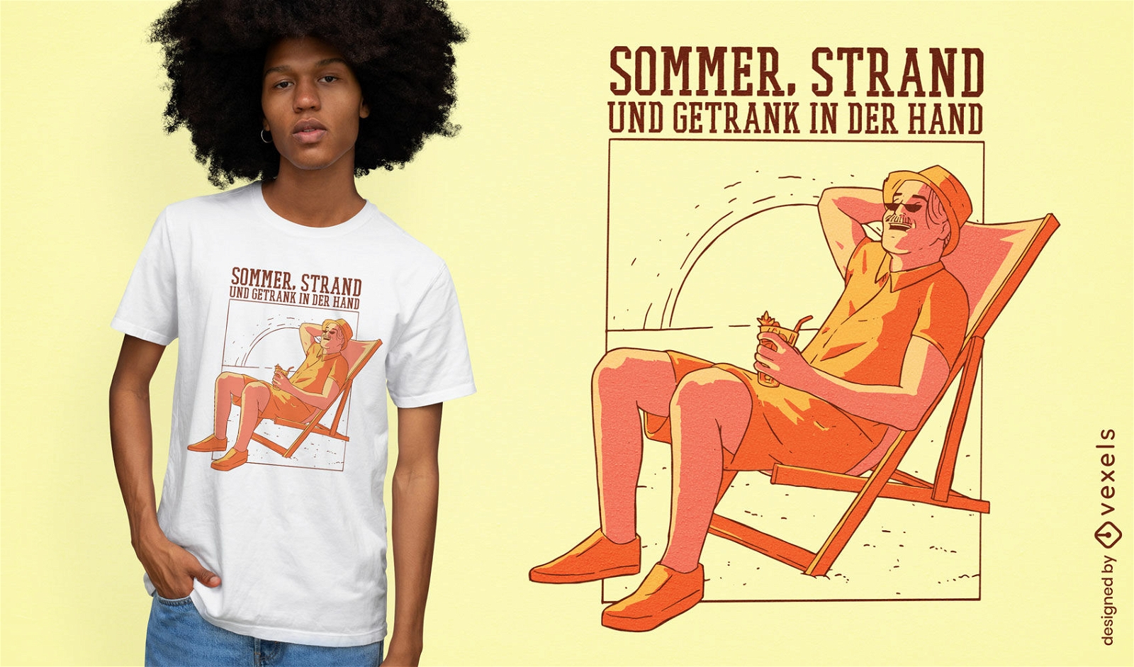 Sommer-Strand-Cocktail-Zitat-T-Shirt-Design