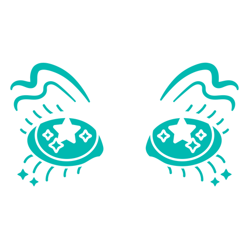 Olhos psicodélicos com maquiagem Desenho PNG