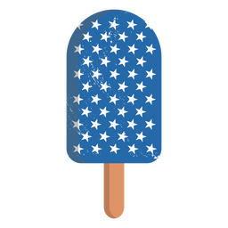 American popsicle flag PNG Design
