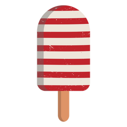 American popsicle stripes flag PNG Design Transparent PNG