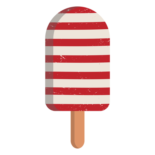 American popsicle stripes flag PNG Design