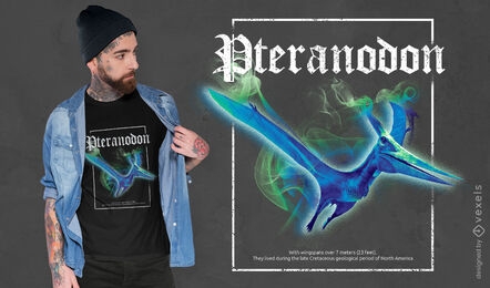 Pterodactyl dinosaur animal psd t-shirt