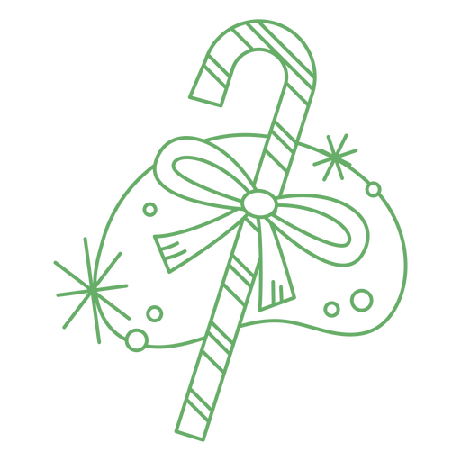 A peppermint cane PNG Design