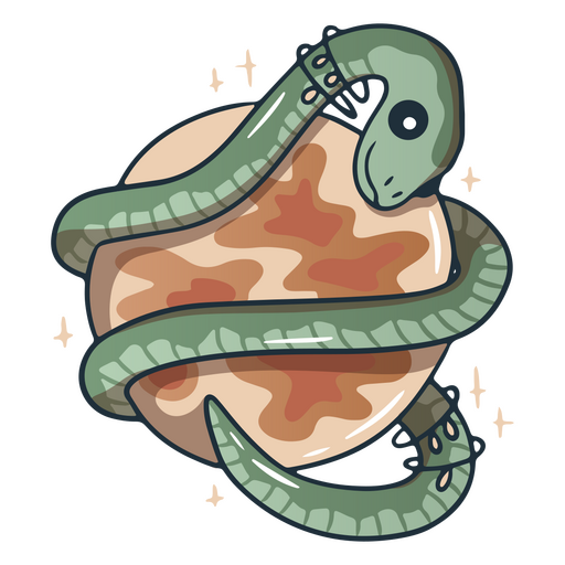 Desenhos animados do planeta da serpente do feiticeiro Desenho PNG