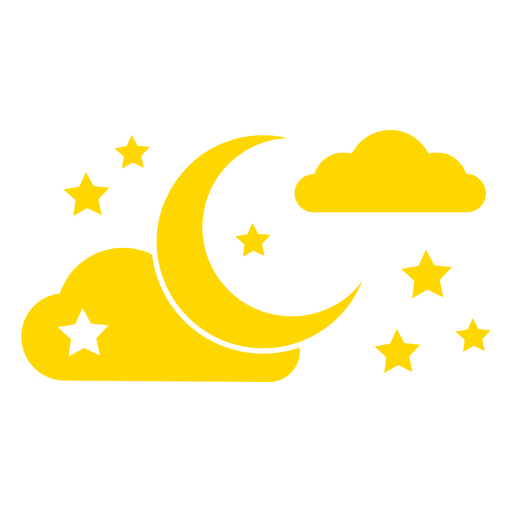 Friedliche Nacht PNG-Design