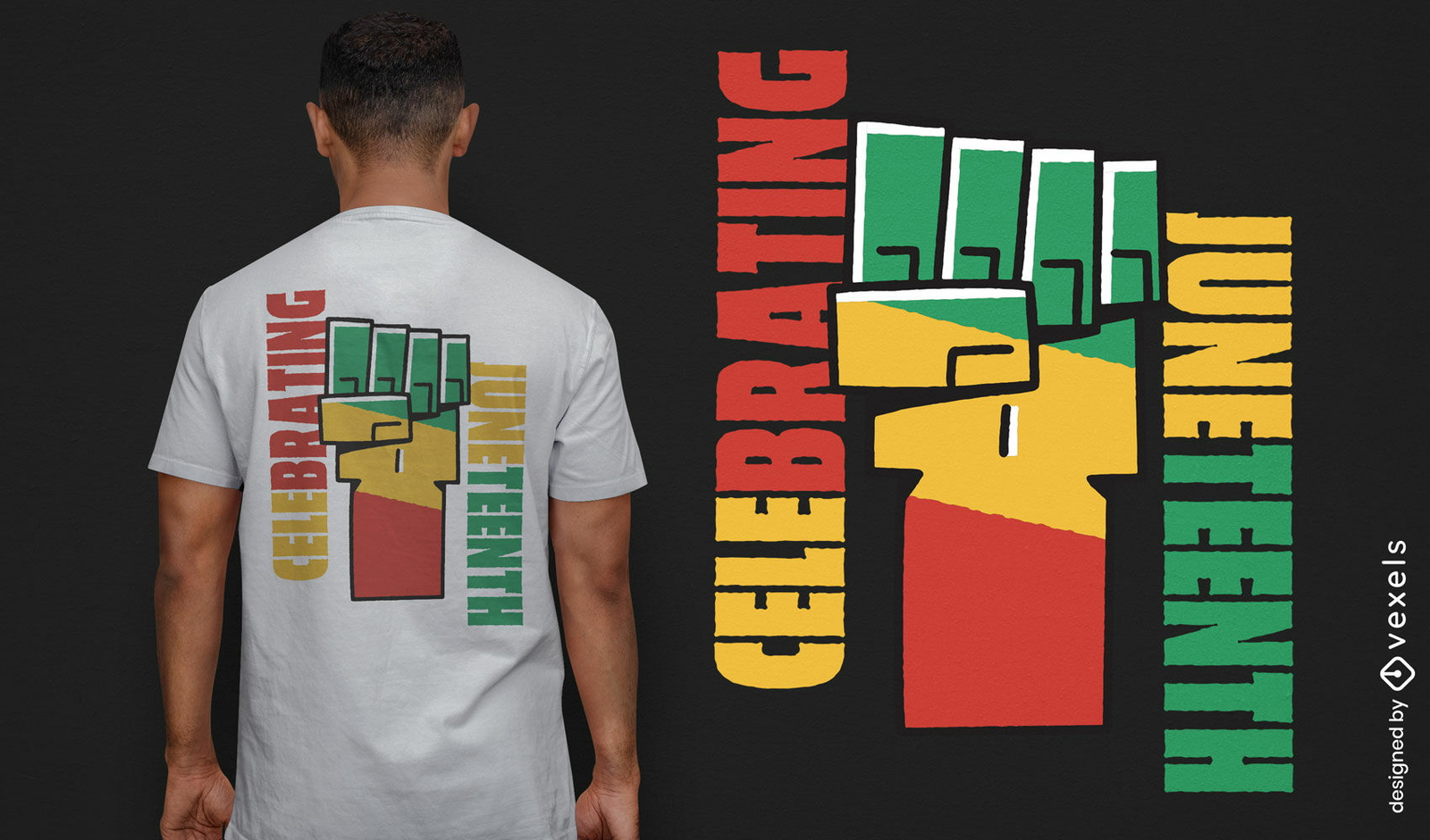 Celebrando el diseño de la camiseta de la cita de Juneteenth