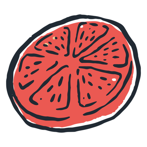 Fatia de tomate para fazer um sanduíche Desenho PNG