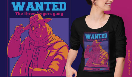 Katzentiermafia wollte T-Shirt-Design