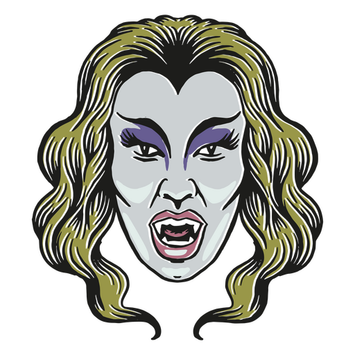 Personaje de Halloween del monstruo vampiro Diseño PNG