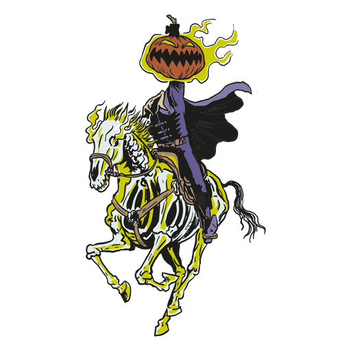 Personaje de Halloween de Sleepy Hollow Diseño PNG