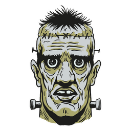 Personaje de Halloween del monstruo de Frankenstein