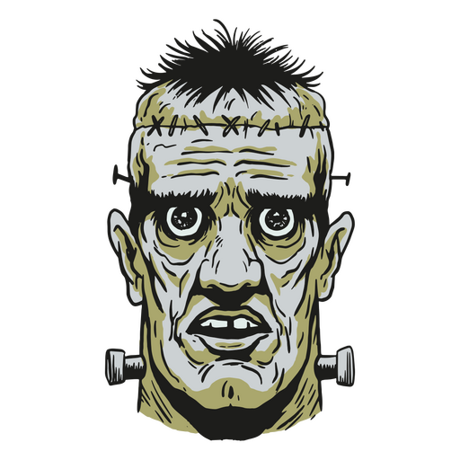 Frankenstein's monster Halloween character PNG Design