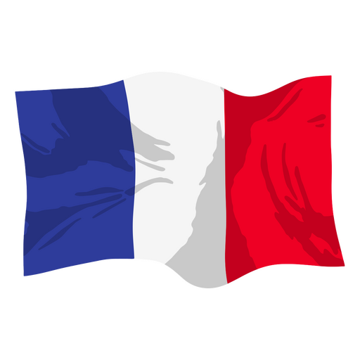 A bandeira da França Desenho PNG