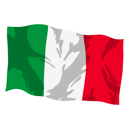 A bandeira da Itália Desenho PNG