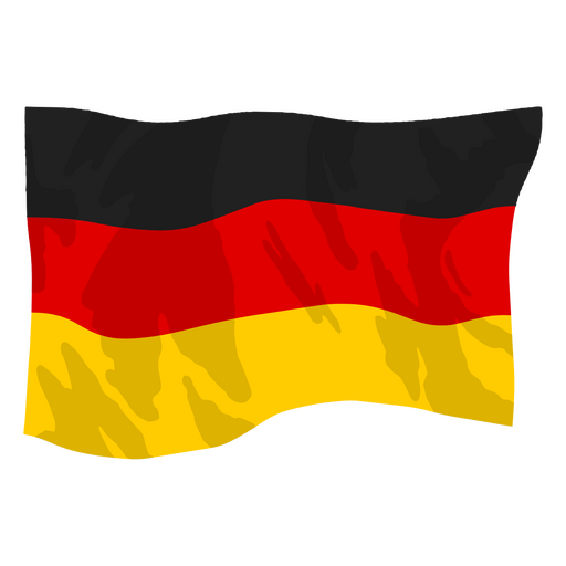 La bandera de Alemania Diseño PNG
