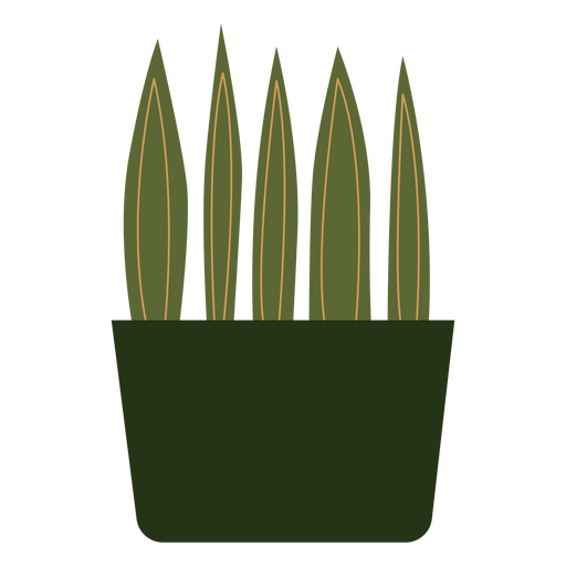 Planta de casa elegante natureza plana Desenho PNG