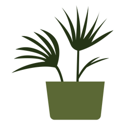 Innendekoration Zimmerpflanze Natur flach PNG-Design