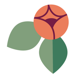 Flor plana planta de interior Diseño PNG
