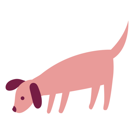 Hund flaches Tier PNG-Design