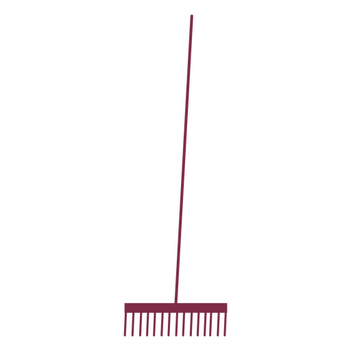Garden rake to collect leaves PNG Design
