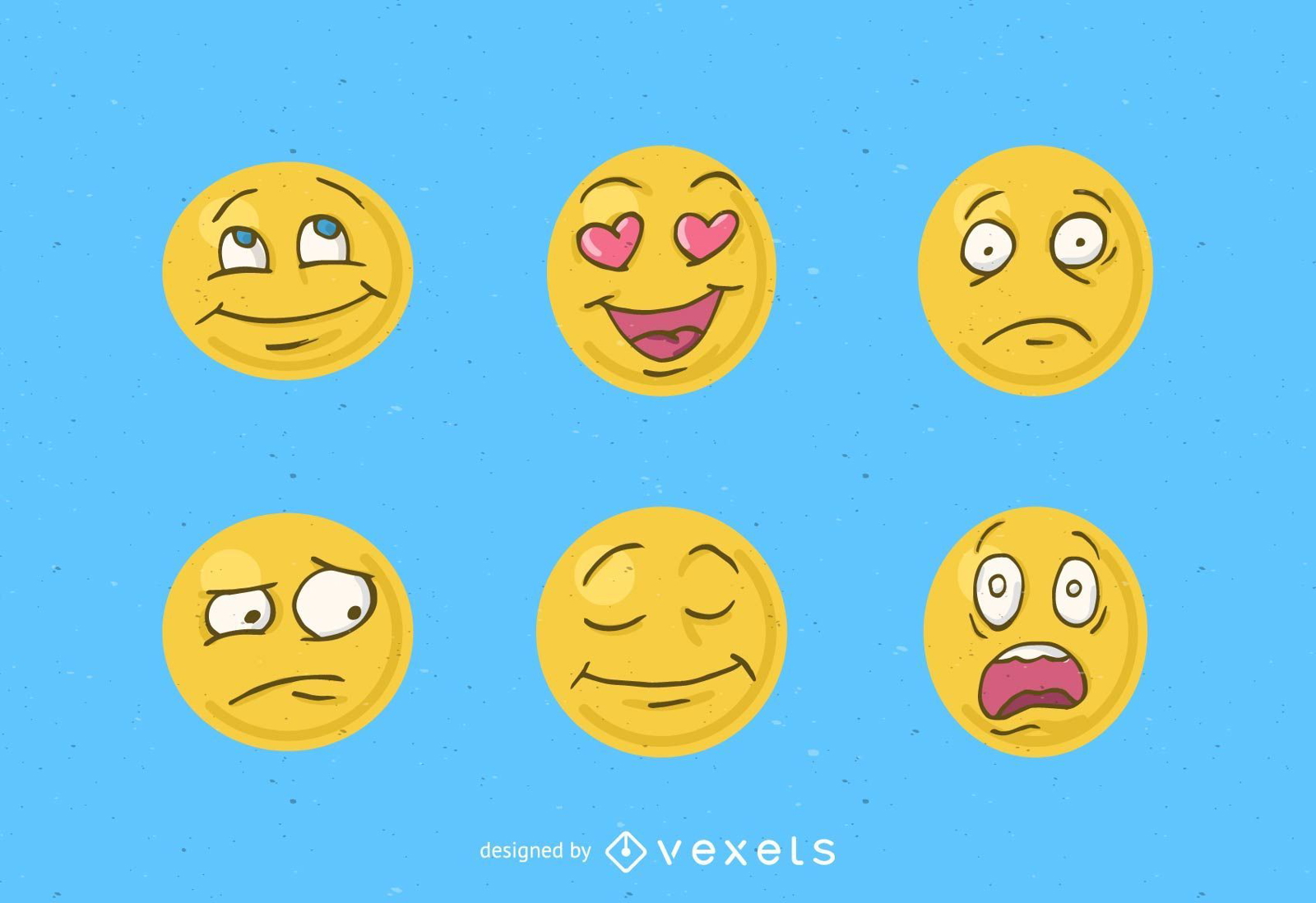 Vektor-Smiley-Pack