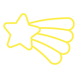 A star shining in the night PNG Design