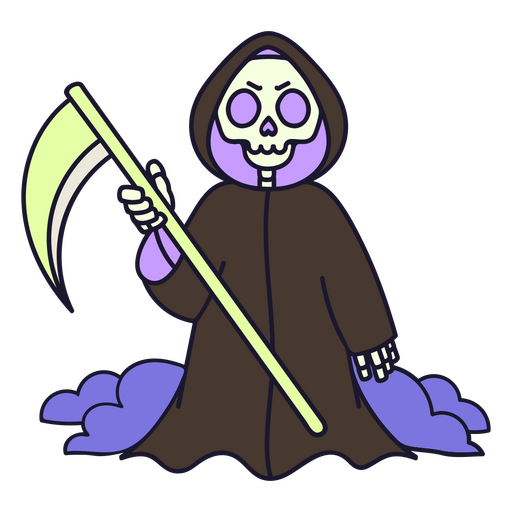 Grim reaper death character PNG Design