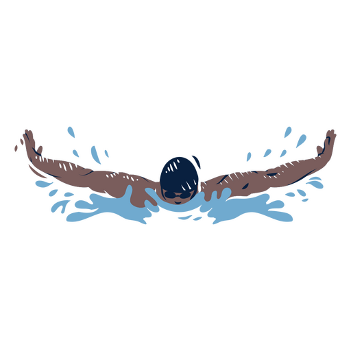A Swimmer Practicing Breaststroke PNG & SVG Design For TShirts