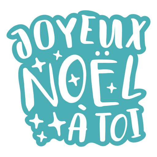 Feliz Natal para você citação francesa Desenho PNG