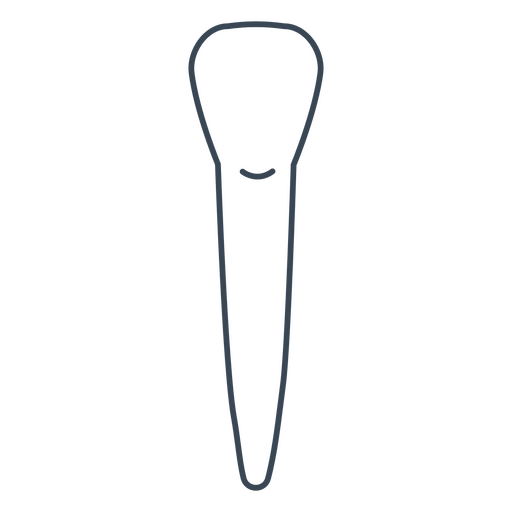 Sketch of an incisor tooth PNG Design