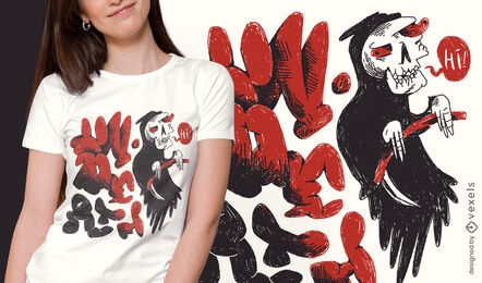 Uh Tod nach dem Tod T-Shirt-Design
