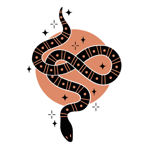 Serpente esotérica Desenho PNG