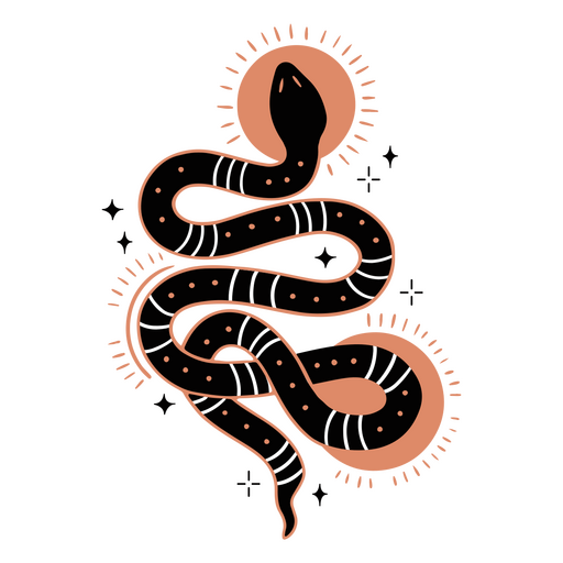 Design PNG E SVG De Desenho De Planta De Cobra De Feiticeiro Para Camisetas