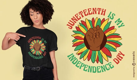 Juneteenth Independence Day T-Shirt-Design