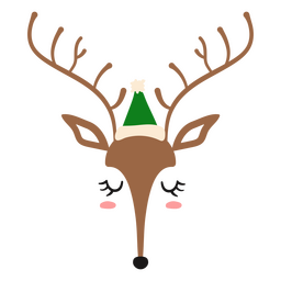 personagem de rena de natal Desenho PNG