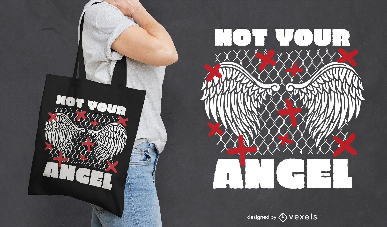 Não é o seu design de bolsa de anjo