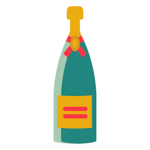 Champagner zum Geburtstag PNG-Design