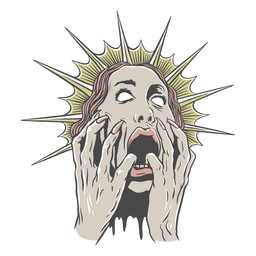 Halloween-Hexe-Monster-Charakter PNG-Design