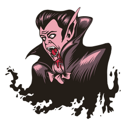 Personagem De Desenho Animado De Vampiro No Fundo Do Cemitério Noturno.  Ilustração De Halloween De Criatura Engraçada. Pacote, Cartaz Ou Design De  Convite De Saudação. Vector Isolado Royalty Free SVG, Cliparts, Vetores