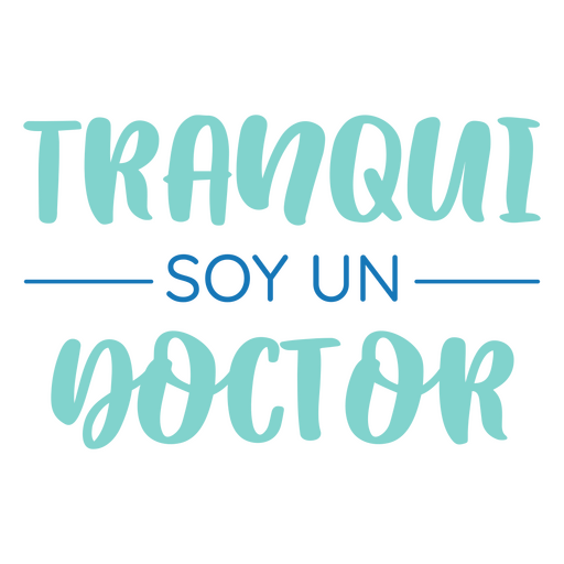 Easy, soy una pegatina de doctor - versión masculina Diseño PNG