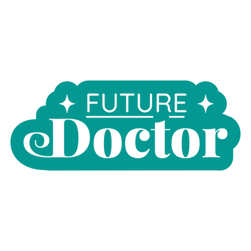 Zukünftiges Arztabzeichen PNG-Design