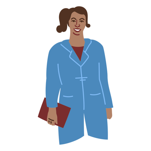 A female doctor waiting for consultation PNG Design