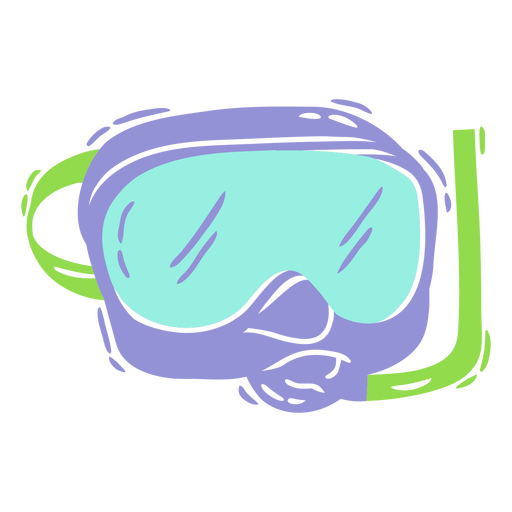 Scuba diving goggles PNG Design