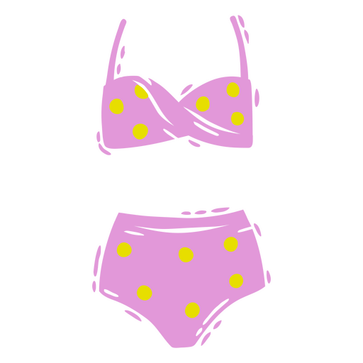 Bathing suit for swimming PNG Design