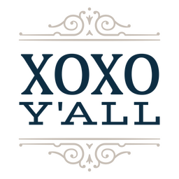 Citação de sentimento de XOXO vocês Desenho PNG