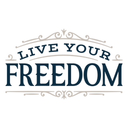 Freedom sentiment quote PNG Design Transparent PNG