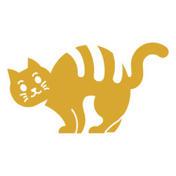 Katzentier ausgeschnitten PNG-Design