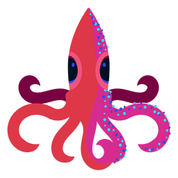 Bioluminescent octopus animal Transparent PNG